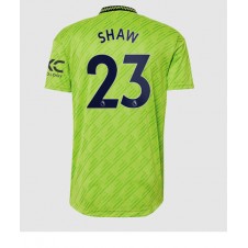 Manchester United Luke Shaw #23 Tredjedrakt 2022-23 Kortermet